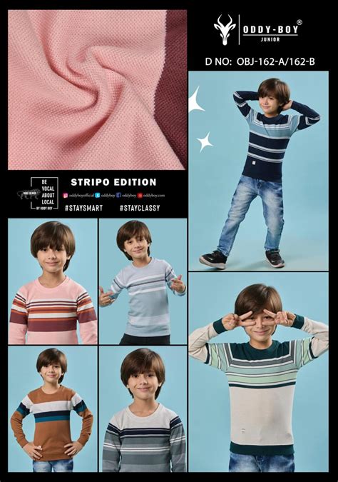 Full Sleeves Obj 162 Ab Oddy Boy Looper Boys Tshirt Manufacturer India ...