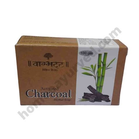 Vagbhatt - Activated Charcoal Herbal Soap - Antibacterial