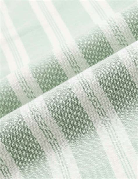 Buy Men Vertical Striped Oxford Button-Down Shirt Green|U.S. Polo Assn ...