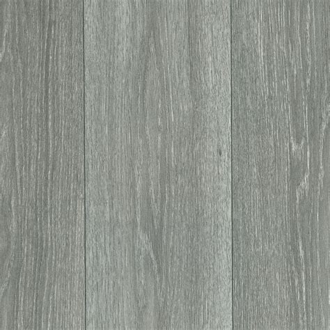 Grey Wood Effect Anti-Slip Vinyl Flooring For Hallways, 2.0mm Vinyl ...