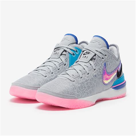 Nike Zoom LeBron NXXT Gen - Wolf Grey/Pink Spell/Hyper Royal - Mens ...