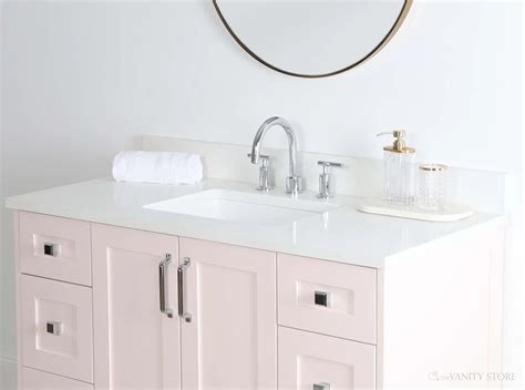 Bridgeport 48" Champagne Pink Bathroom Vanity - Teodor Vanities United ...