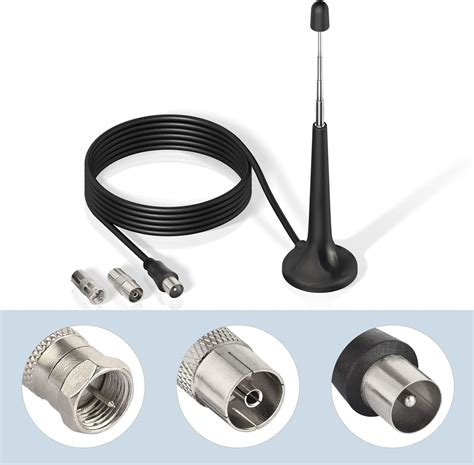 Bingfu DAB FM Radio Antenna Indoor Telescopic FM India | Ubuy