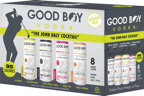 Good Boy Vodka Ice Tea Variety Pack – Top Shelf Liquor Ithaca