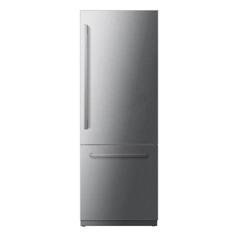 Kucht 16-cu ft Counter-depth Built-In Bottom-Freezer Refrigerator with ...