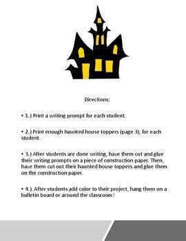 If I Made a Haunted House Writing Project by Awe-Inspiring Teaching