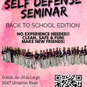 Women & Girls Self-Defense Seminar , Gracie Jiu Jitsu Largo, Pinellas ...