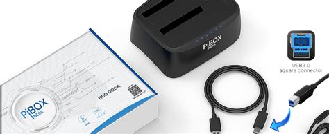 PiBOX India, Dual Bay USB 3.0 to SATA I, II, III Hard Drive Docking ...