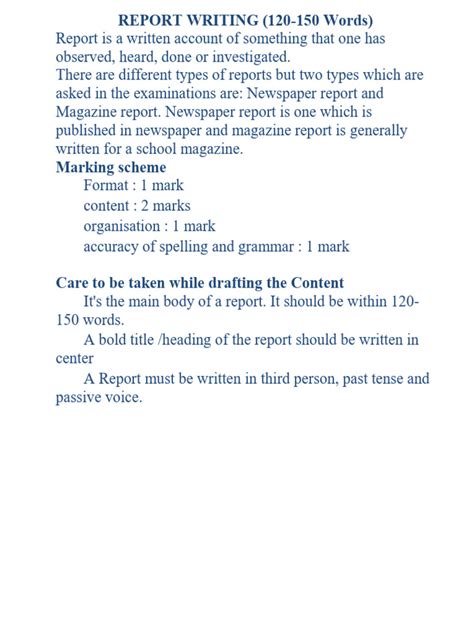 Image result for Report Writing Sample PDF