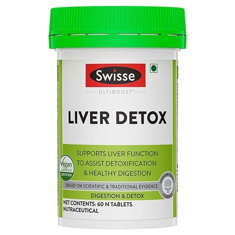 Swisse Ultiboost Liver Detox, 60 Tablets Price, Uses, Side Effects ...