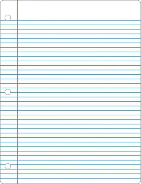 Free Printable Notebook Paper 的图像结果