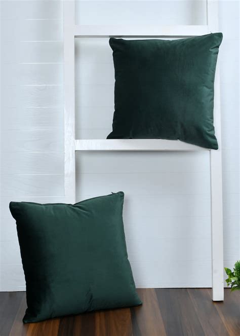 Get Solid Velvet Decorative Cushions with Filler (Set of 2) at ₹ 999 ...
