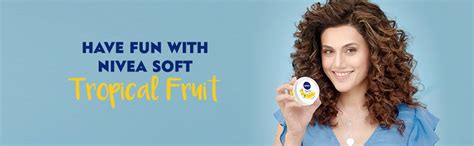 Nivea Soft Tropical Fruit Light Moisturising Cream 100 ml | Vitamin E ...