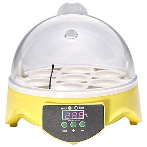 Lkaibin Mini 7 Egg Incubator Poultry Incubator Brooder Digital ...