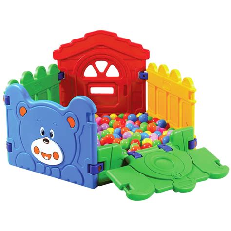 Brilla Kids Ball Pool Multicolor Hexagon- Safe Indoor & Outdoor Pit ...