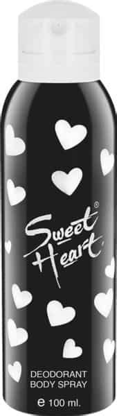 Buy SWEET HEART BLACK DEODORANT PERFUMED BODYSPRAY 100ML Online & Get ...