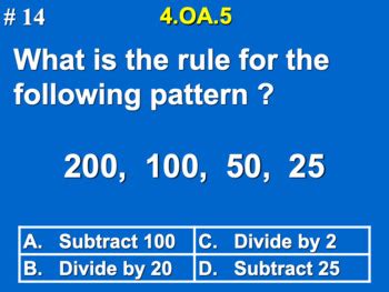 Image result for Patterns in Math 4th Grade Example Finding the 25 Number