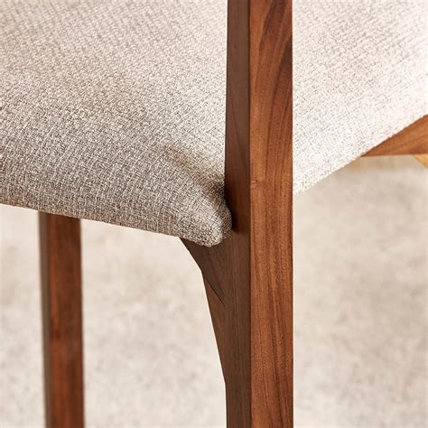 Buy Nesta Set of 2 Fabric Dining Chairs - Walnut from Home Centre at ...