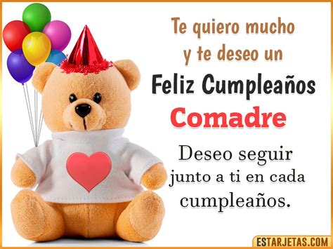 Feliz Cumpleaños Comadre. Imágenes, Gif ,Tarjetas y Mensajes