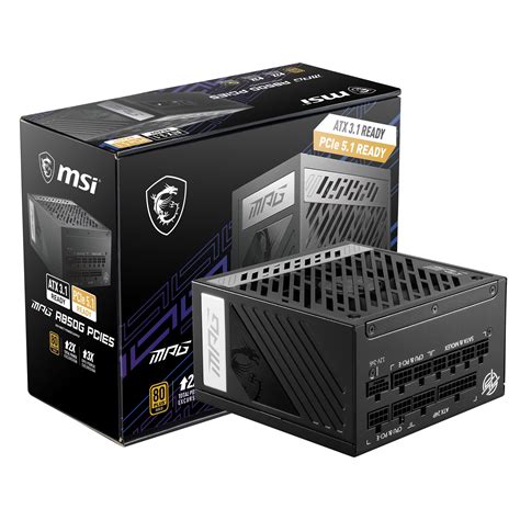 Brandclub - MSI - MPG A850G PCIE 5 - Full Modular – 80 Plus Gold 850W ...