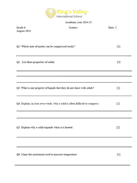 Science Grade 6 Test 的图像结果