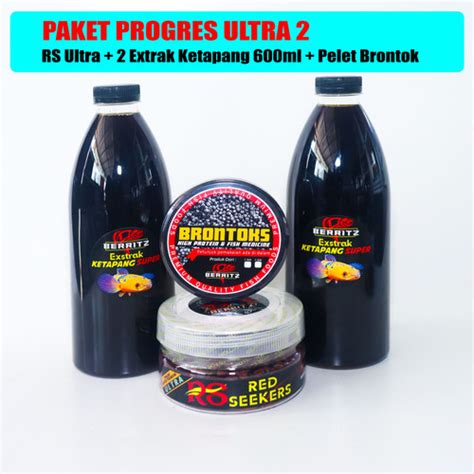 Jual PAKET PROGRES ULTRA 2 RS Ultra Extrak Ketapang dan Pelet Brontok ...