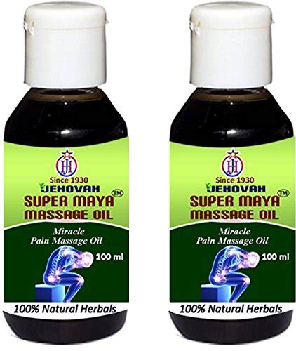 Super Maya Body Pain Massage Oil Combo Pack 200 ml (100 ml) : Amazon.in ...