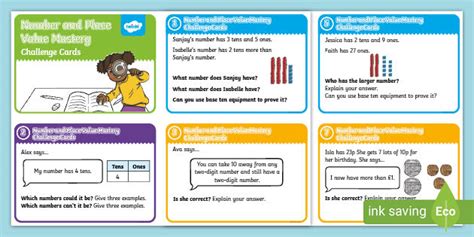 Place Value Number Detectives Mastery Challenge Cards
