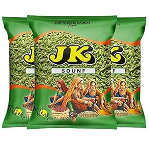 JK Sounf, 250 Gram| Flavorful Fennel Seeds | Variyali | 100% Natural ...