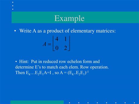 Elementary Matrices Examples 的图像结果
