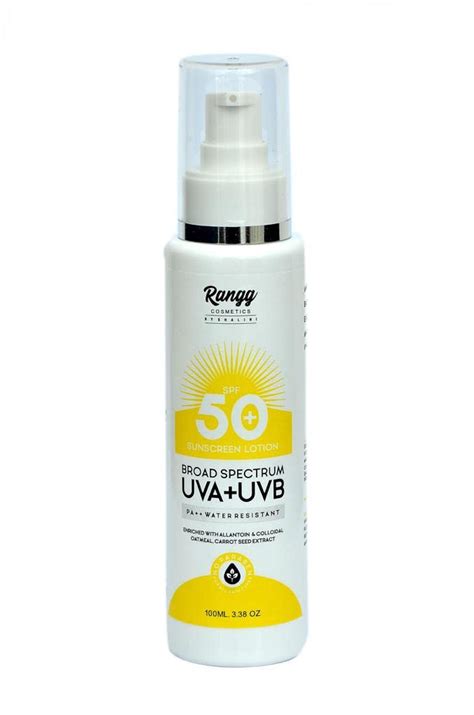 Rangg SPF 50 Plus Sunscreen Lotion 100ml : Amazon.in: Beauty