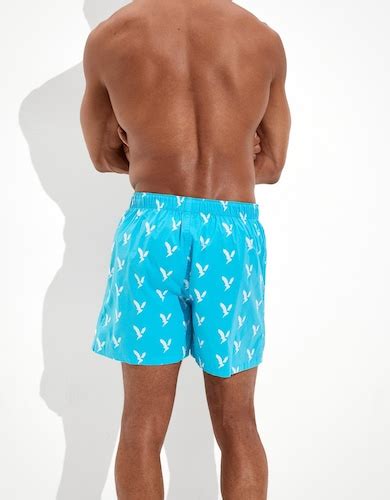 Buy American Eagle Men Blue Eagle Stretch Boxer Short Online