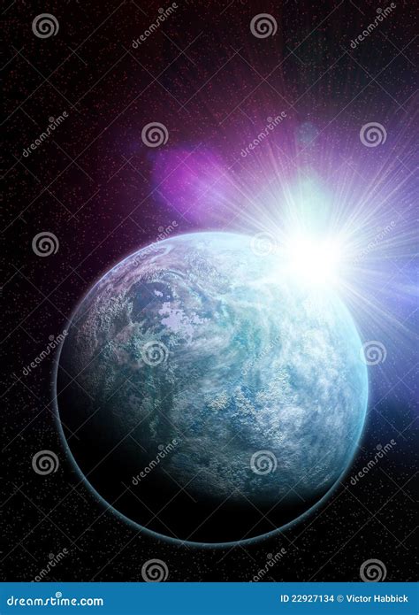 Kepler 20f Earth Like Planet Recently Discovered Stock Illustration - Illustration of twin, like ...