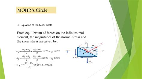 Stress transformation and Mohr Circle | PPTX