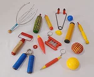 AcuRite Acupressure Wooden Foot Roller and Handy Sciatica Roller Blood ...