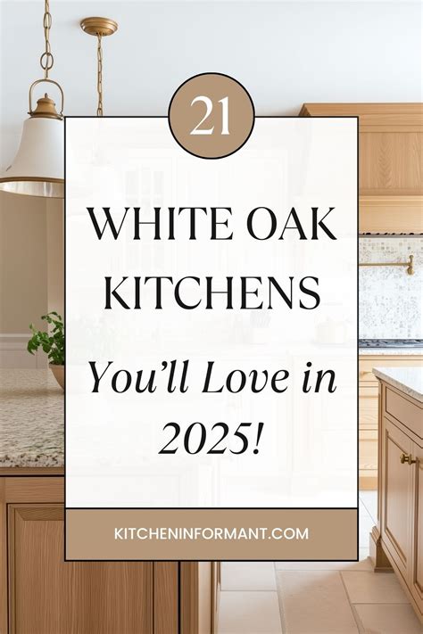 White Oak Kitchens You'll Love in 2025! | White oak kitchen, Modern ...