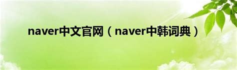 naver中韩词典app-naver中韩词典安卓版下载v12.4.40手机版-k73游戏之家