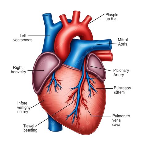 Real Human Heart Diagram Labeled