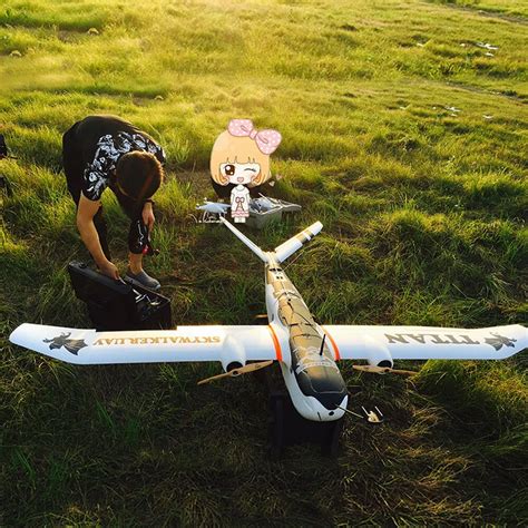 Skywalker titan 2160mm wingspan v-tail twin-motor epo aerial survey ...