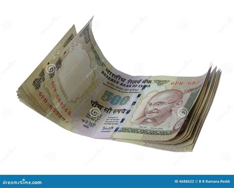 Indian Bank Note-INR 500 Stacked Stock Photo - Image of cash, paisa ...
