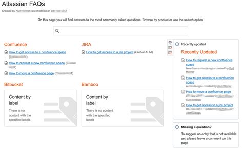 Image result for Create FAQ On Confluence