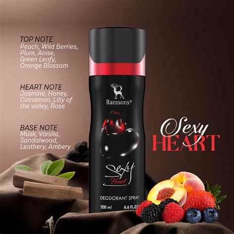 Sexy Heart - Deodorant Spray - 200ML – Ramsons Perfumes