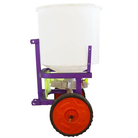 Buy INTBUYING 220lb Tow-Behind Rear Wheel Fertilizer Broadcast Spreader ...