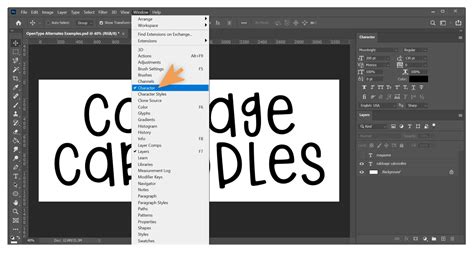 Image result for OpenType Options