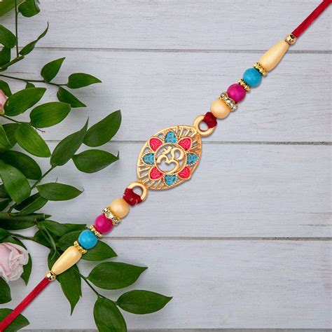Shop Spiritual Om Rakhi for Brother - Add Divine Blessings – DeoDap