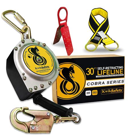 Buy KwikSafety (Charlotte, NC) Cobra 30’ KIT | Cable Self Retracting ...