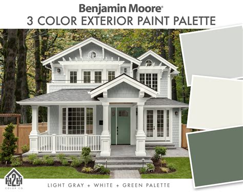 Light Gray Exterior Paint Colors, Benjamin Moore, Paint Colors for Home ...