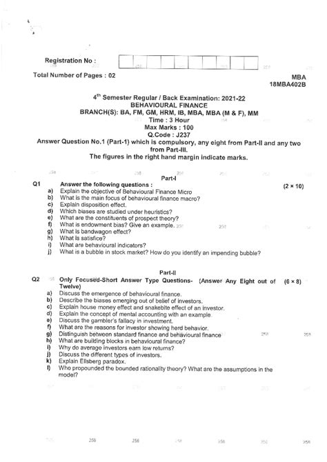 MBA 4th Semester (FIN) 2021-22 - Operations Management - Studocu