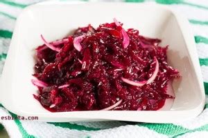 Ensalada de remolacha y cebolla - Recetas de Esbieta