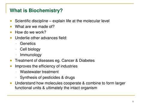 Biochemistry What Is